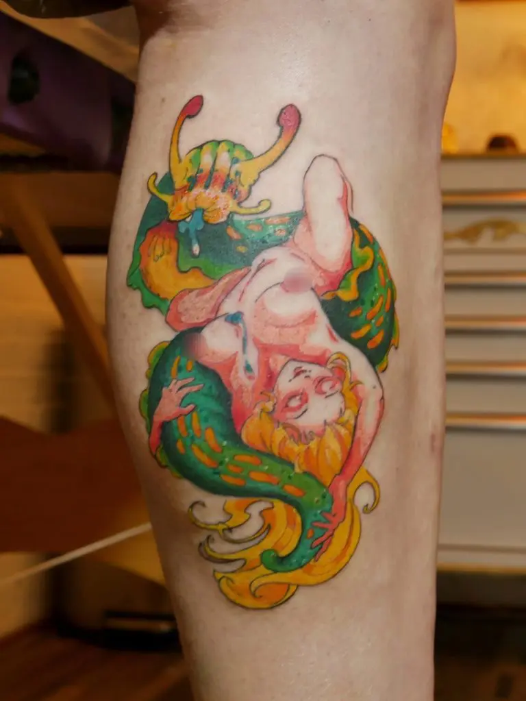 Full color illustrative sleeve by Birdy